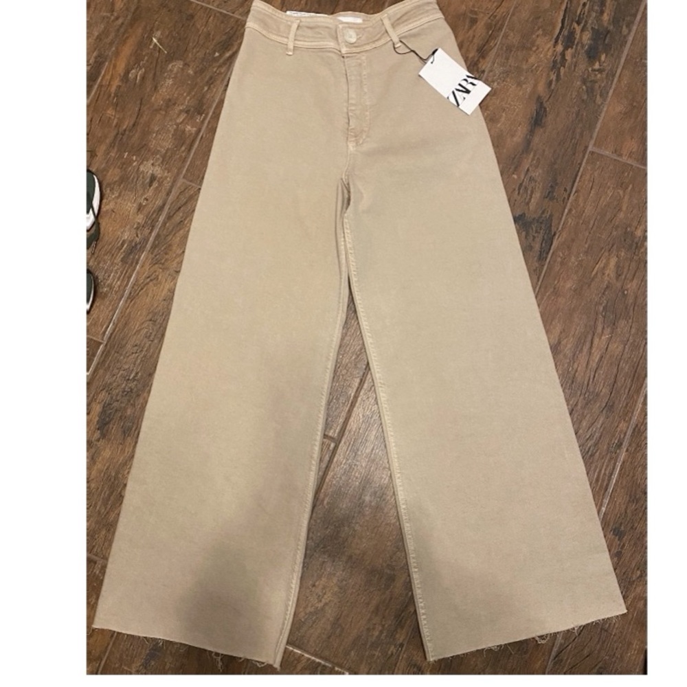 Zara marine straight pants NWT